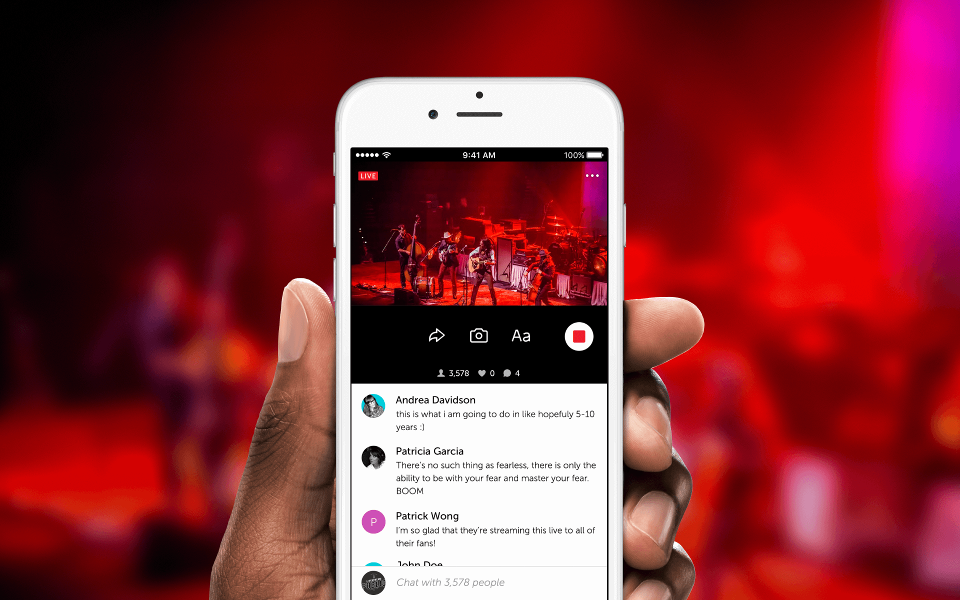 Livestream Mobile Broadcaster Hero